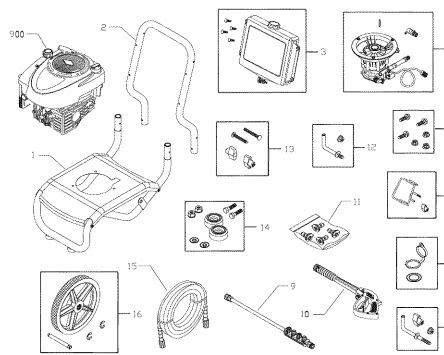 Craftsman Pressure Washer 580752050 Parts